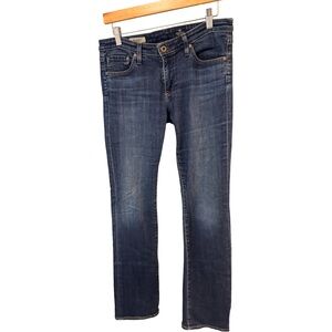 AG Adriano Goldschmied Dark Blue Ballard Slim Boot Cut Jeans